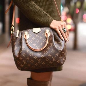 LOUIS VUITTON Monogram Turenne PM 2 Way Shoulder Handbag